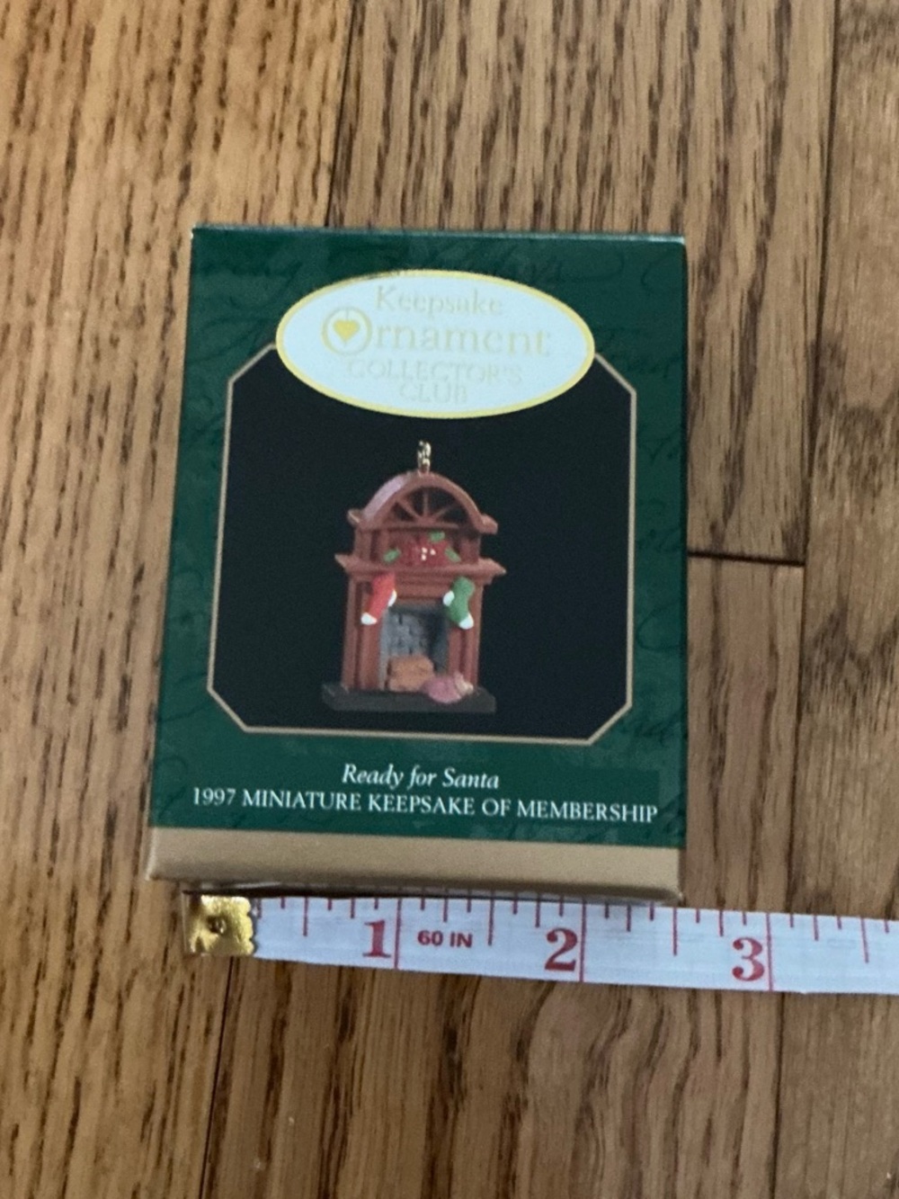 Hallmark Keepsake Ornament 1997 Ready for Santa Minature